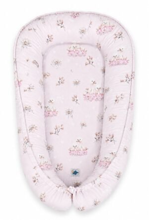 Cuib de bebeluș cu două fețe Premium Cocoon pentru sugari MY SWEET BABY- Lebedele Mici