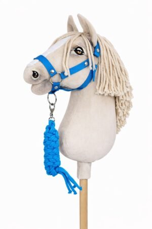 Set pentru Hobby Horse: halter A3 + Cablu din cablu - turcoaz