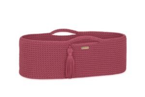 Coș Moses BOHO Bumbac Handmade cu saltea - flossom