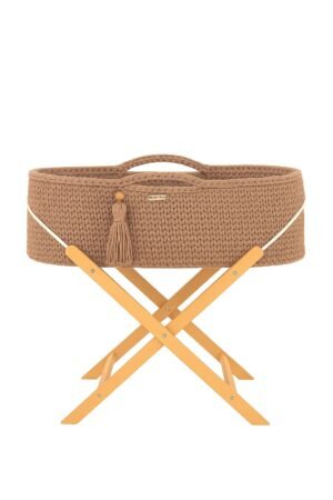 Coșul Moses BOHO Handmade cu suport - nisip
