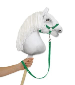Cablu pentru cal de hobby din bandă adezivă - verde