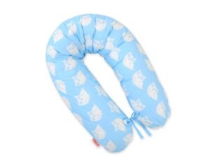 Pernă de sarcină - Față de pernă mai lungă, detașabilă - Blue Owls