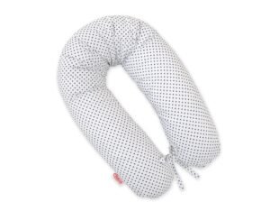 Pernă de sarcină - Față de pernă mai lungă, detașabilă - Puncte bleumarin