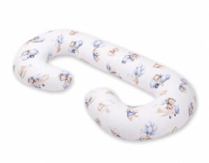 Pernă de susținere pentru maternitate C, față de pernă detașabilă - Blue Sky Bears