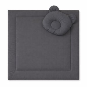 Pătură cu pernă - set de 2 piese - antracit