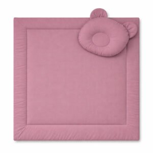 Pătură cu pernă - set de 2 piese - violet pastel