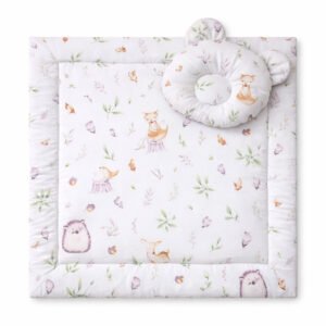 Plapumă cu pernă Teddy - set de 2 bucăți - moliciunea pădurii
