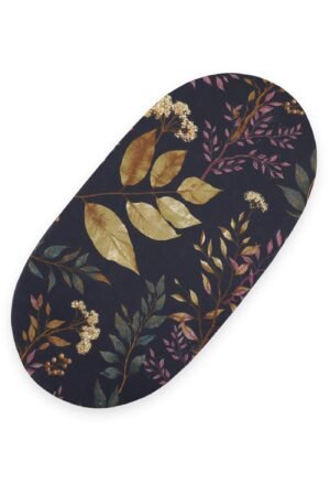 Cearșaf din bumbac pentru cărucioare, saltea coș Moses 75x35 cm - Floristic