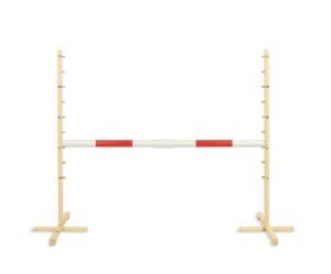 Obstacol de sărituri pentru Hobby Horse 160 cm, h-120cm, grind red