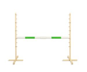 Obstacol de sărituri pentru Hobby Horse 160 cm, h-120cm, grind green