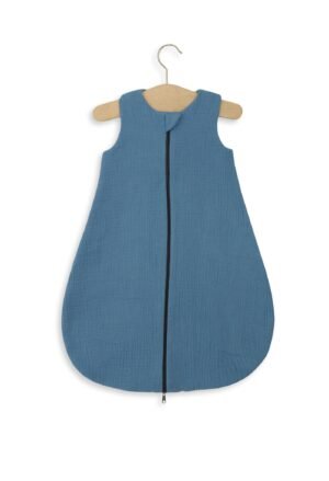 Sac de dormit pentru bebeluși din muselină 0-6 luni S pentru vara TOG 1.0 - albastru pastel
