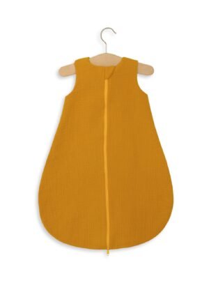 Sac de dormit pentru bebeluși din museină 0-6 luni S pentru TOG 1.0 de vară - galben miere