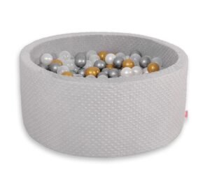 Minky cu bile H-40 cm cu bile 200pcs - gri