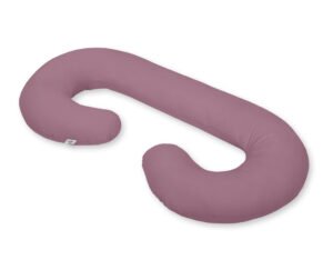 Pernă de susținere de maternitate C, față de pernă detașabilă - violet pastel