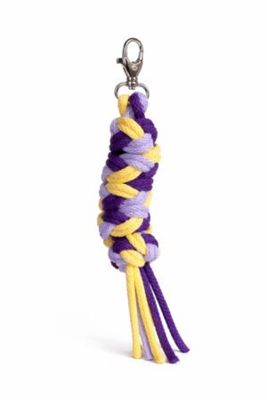 Cablu pentru Hobby Horse realizat din dublu - mov/mov închis/galben
