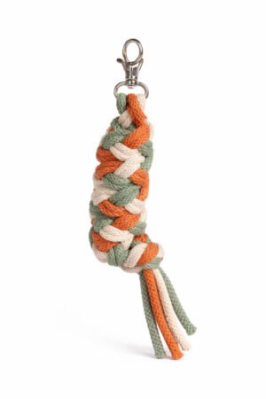 Cablu pentru Hobby Horse realizat din dublu - bej deschis/fistic/teracotă