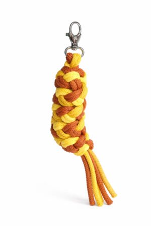Cablu pentru Hobby Horse realizat din dublu - galben/muștar/teracotă