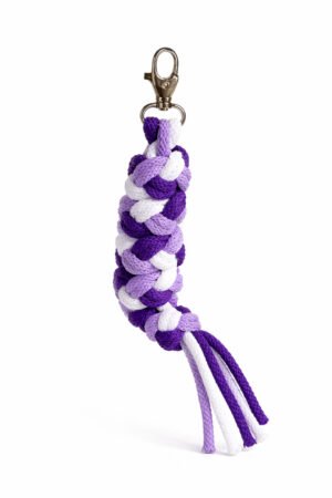 Cablu pentru Hobby Horse realizat din dublu - mov/mov închis/alb