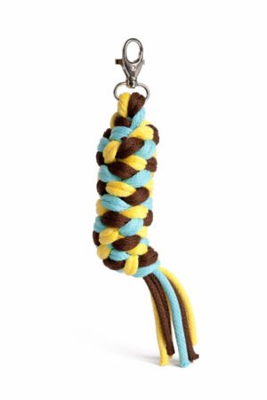 Cablu pentru Hobby Horse realizat din dublu - galben/mentă/maro