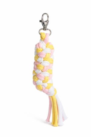 Anedă pentru Hobby Horse realizată din dublu - roz deschis/galben/alb