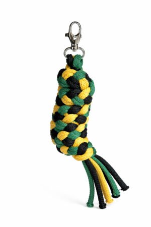 Cablu pentru Hobby Horse realizat din dublu - muștar/ verde/ verde sticlă