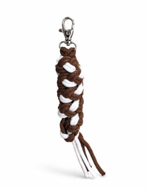 Cablu pentru Hobby Horse realizat din sfoară dublă - alb-maro