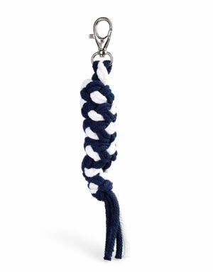 Cablu pentru Hobby Horse realizat din sfoară dublă - alb-bleumarin