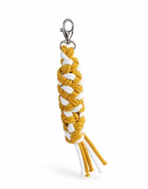 Cablu pentru Hobby Horse realizat din sfoară dublă - alb-galben miere