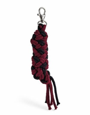 Cablu pentru Hobby Horse realizat din sfoară dublă - negru - prună