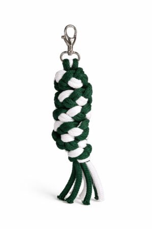 Cablu pentru Hobby Horse realizat din sfoară dublă - verde sticlă albă