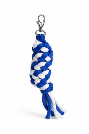 Cablu pentru Hobby Horse realizat din sfoară dublă - alb-albastru