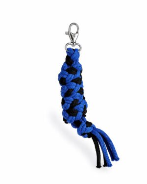 Cablu pentru Hobby Horse realizat din sfoară dublă - negru-albastru